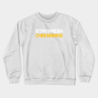 Stay Fresh Cheese Bags (8-Bit - Dark) Crewneck Sweatshirt